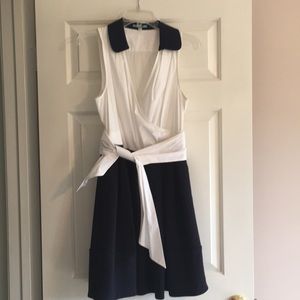 Anthropologie wrap bodice sailor dress